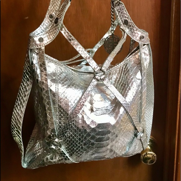 Juicy Couture Handbags - SOLD Juicy Couture vintage leather bag PYTHON